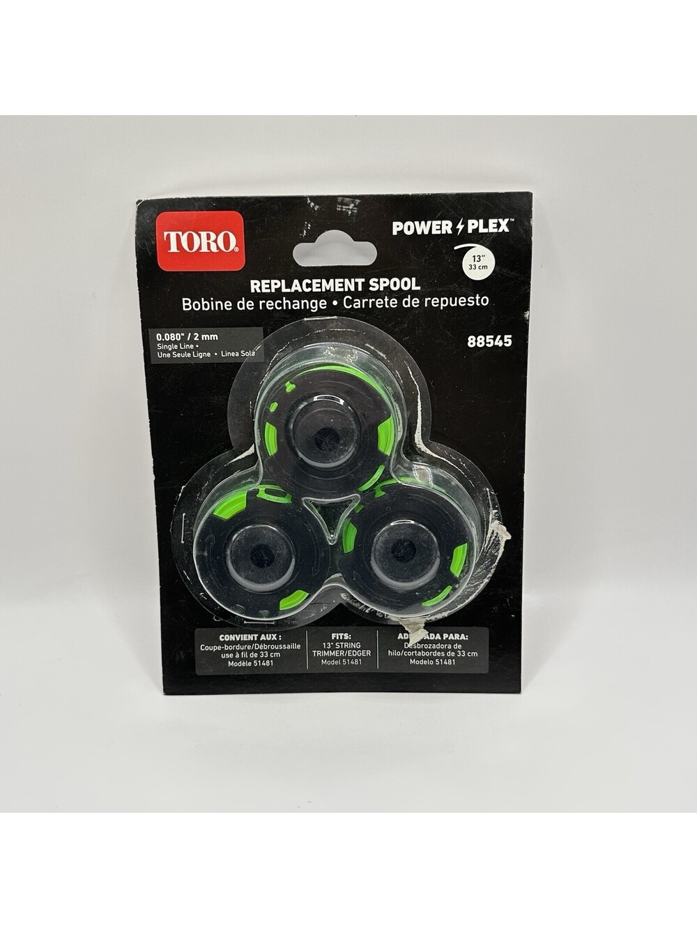 Trimmer Spool Compatible Toro 88545 3 Pack MADE IN USA